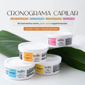 Kit Cronograma Capilar Mini Size 30gr