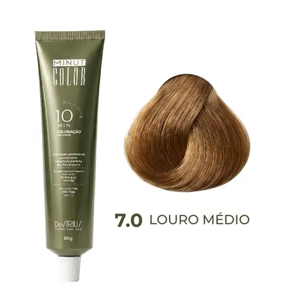 COLORAÇÃO MINUT COLOR - 7.0 LOURO MÉDIO