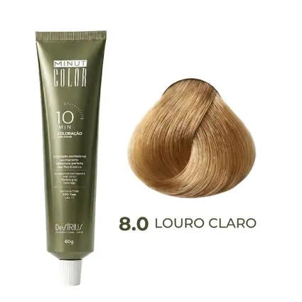COLORAÇÃO MINUT COLOR - 8.0 LOURO MÉDIO