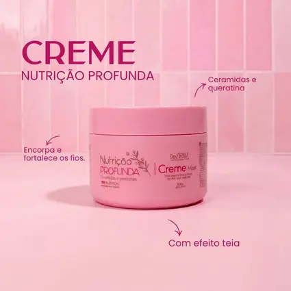 CREME NUTRIÇÃO PROFUNDA (ROSA) - 300gr