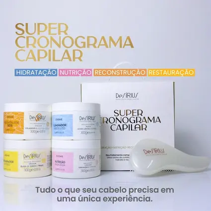 CAIXA CRONOGRAMA CAPILAR + ESCOVA